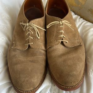 Lands End Lace Up Men’s Size 13M Suede Shoes, Vibram soles